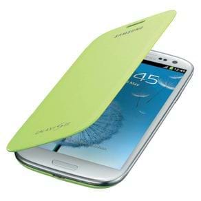 Capa P/ Samsung Galaxy S3 Samsung Flip Cover Verde EFC-1G6FMECSTD