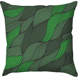 Capa para Almofada Esmeralda 12 Verde Poliéster (40x40cm) - Haus For Fun