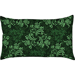 Capa para Almofada Esmeralda 7 Verde Poliéster (20x38cm) - Haus For Fun