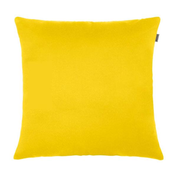 Capa para Almofada Jacquard 45 X 45 Liso Amarelo - Adomes