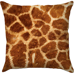 Capa para Almofada Pele de Girafa Colorida Poliéster (40x40cm) - Haus For Fun