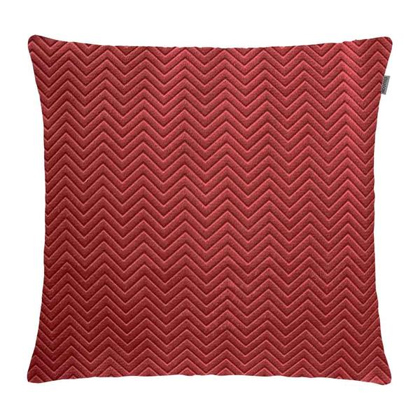 Capa para Almofada Veludo Chevron 45cmx45cm Vermelho - Adomes