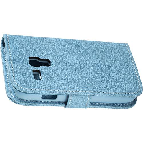 Capa para Celular e Cartão Galaxy S3 Mini Case Mix Azul