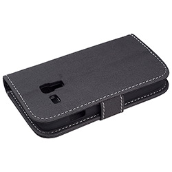 Capa para Celular e Cartão Galaxy S3 Mini Case Mix Preto