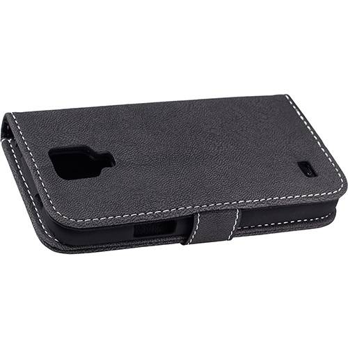 Capa para Celular e Cartão Galaxy S4 Mini Case Mix Preto