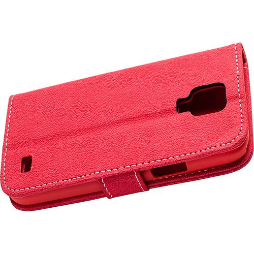Capa para Celular e Cartão Galaxy S4 Mini Case Mix Vermelho