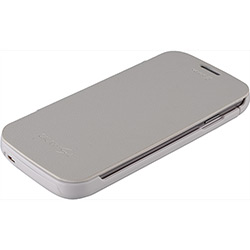 Capa para Celular para Galaxy S4 Protetora e Carregadora Plástico Rígido Branca Yogo