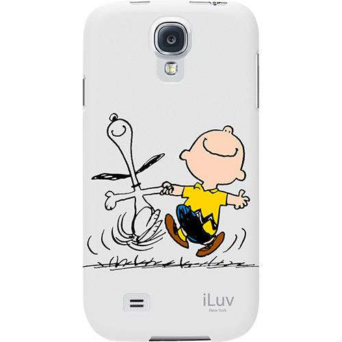 Tudo sobre 'Capa para Celular para Galaxy S4 Snoopy Series Harshell de Plástico Rígido Branca ILuv'
