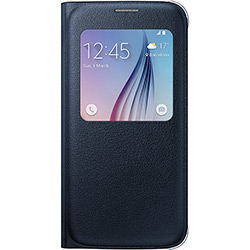 Capa para Celular Proterora Galaxy S6 S View Policarbonato Preta - Samsung