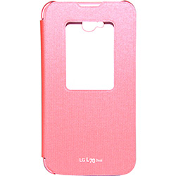 Capa para Celular Quick Window Lg L70 Dual Pink - LG