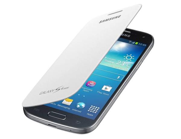 Capa para Celular Samsung Flip Cover Galaxy S4 Mini, Branca