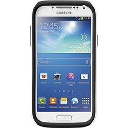Capa para Celular Samsung Galaxy S5 Dupla Camada Kubalt Branca e Preta com Película Protetora - Ikase