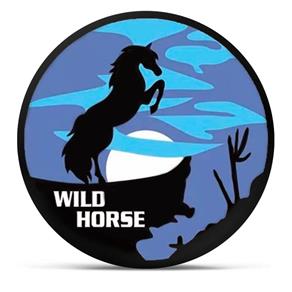 Capa para Estepe Wild Horse Ecosport CrossFox 2005 a 2017 Air Cross 2011 a 2017 Spin Activ 2015 a 2017 com Cadeado