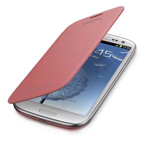 Capa para Galaxy S III Samsung Flip Cover EFC 1G6FPECSTDI - Pink