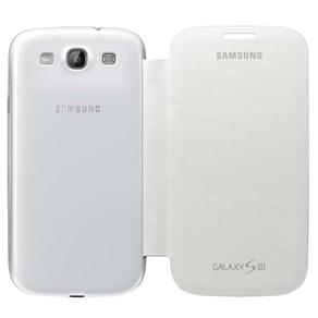 Capa para Galaxy S III Samsung Flip Cover EFC 1G6FWECSTDI - Branca