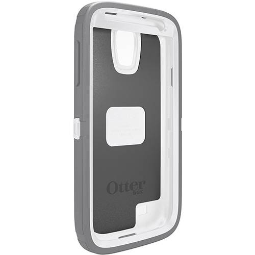 Capa para Galaxy S4 Defender em Silicone Cinza e Branco - Otterbox