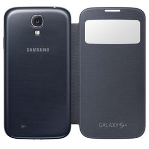 Capa para Galaxy S4 Samsung Prot S View Cover S-EFCI950BBEGWWI - Preta