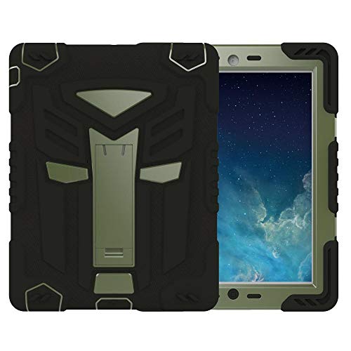 Capa para Ipad 2/3/4 Anti Impacto Apple Anti Choque Militar Emborrachado Verde Oliva