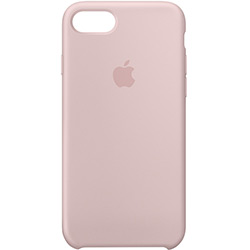Capa para IPhone 7 em Silicone Rosa - Apple