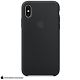 Capa para IPhone X de Silicone Black - Apple - MQT12ZM/A