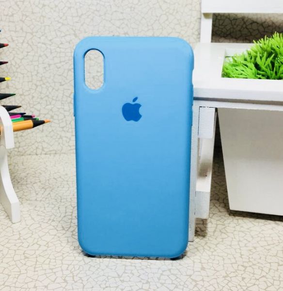 Capa para IPhone X em Silicone Azul Bebe - Apple - Azul Bebe - Jv Acessorios