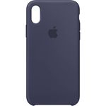 Capa para iPhone X em Silicone Azul Marinho - Apple