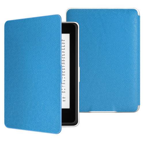 Capa para Kindle Básico da 8a Geração - Rígida - Fecho Magnético - Hibernação - Base Branca