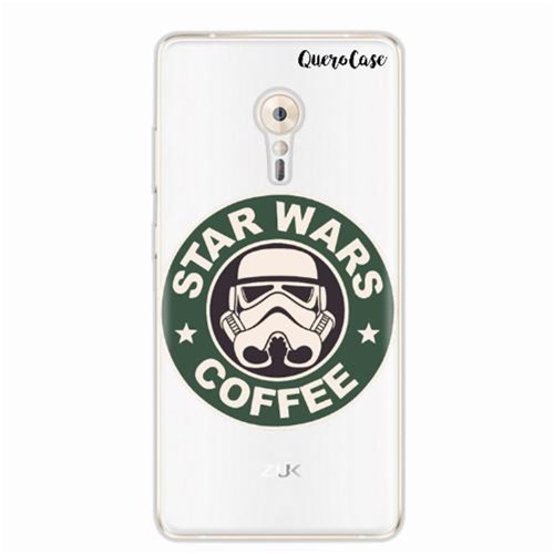 Capa para Lg G4 Star Wars Coffee Transparente
