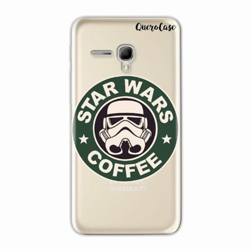 Capa para Lg K8 2017 Star Wars Coffee Transparente