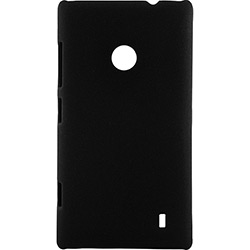 Capa para Lumia 520 em Policarbonato Texturizado - Husky - Preto