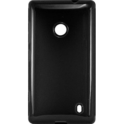 Capa para Lumia 520 em Silicone TPU Premium - Husky - Fumê