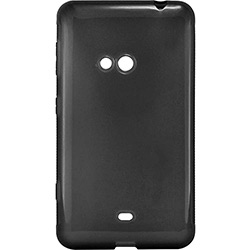 Capa para Lumia 625 em Silicone TPU Premium - Husky - Fumê