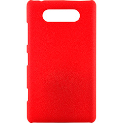 Capa para Lumia 820 em Policarbonato Texturizado - Husky - Vermelho