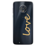 Capa para Moto G6 - Love Gold