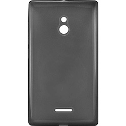 Capa para Nokia XL / Dual em Silicone TPU Premium - Husky - Fumê
