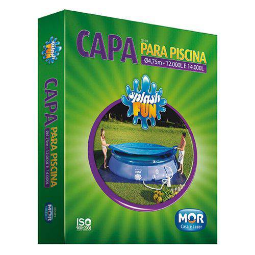 Tamanhos, Medidas e Dimensões do produto Capa para Piscina Splash Fun 4,75m - 12.000l e 14.000l Mor