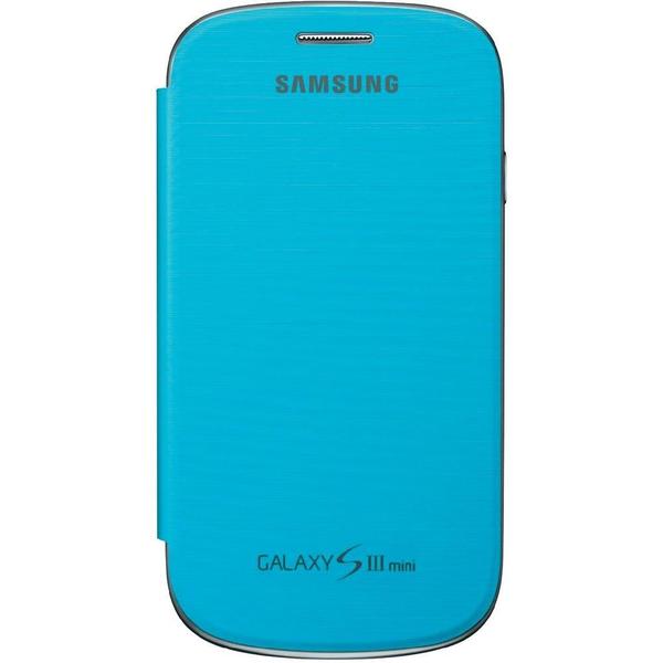 Capa para Samsung Galaxy S3 Mini Flip Cover - Azul Claro - Samsung