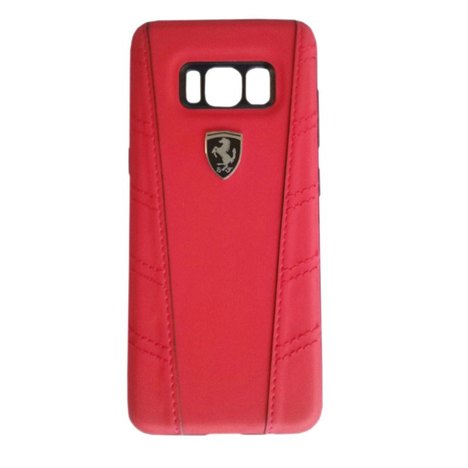 Capa para Smartphone Ferrari para Galaxy S8 Plus - Vermelha