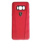 Capa para Smartphone Ferrari para Galaxy S8 Plus - Vermelha