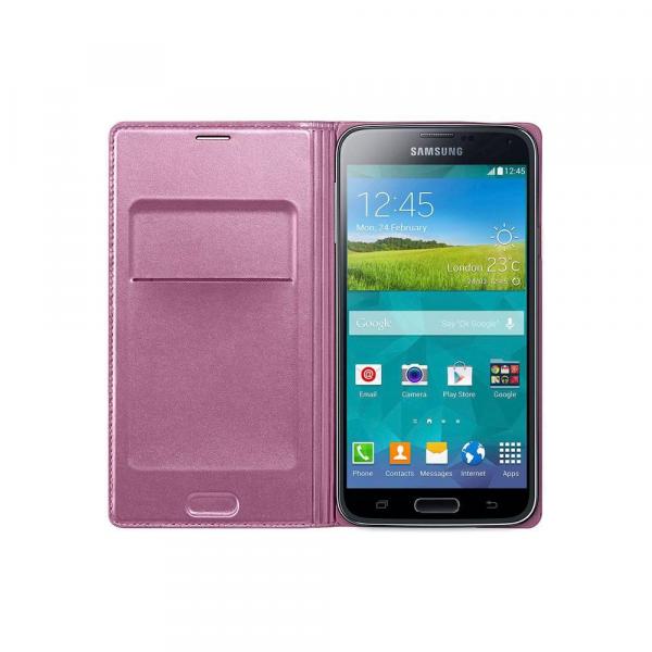 Capa para Smartphone Samsung Flip Cover Galaxy S5, Pink