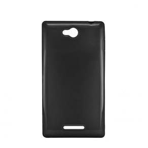 Capa para Sony Xperia C / Dual em Silicone TPU - Fumê - MM Case