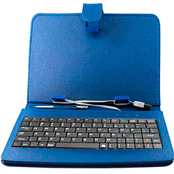 Capa para Tablet 7" com Teclado Wi CTA-106 USB 2.0 Micro USB Mini USB + Caneta Touch