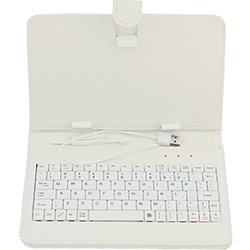 Capa para Tablet 7" com Teclado Wi CTB-102 USB 2.0 Micro USB Mini USB + Caneta Touch