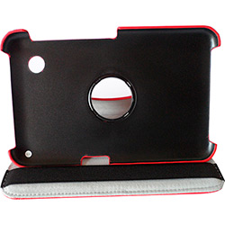 Capa para Tablet Samsung 7' P3100/P3110 Giratória Vermelha - Full Delta