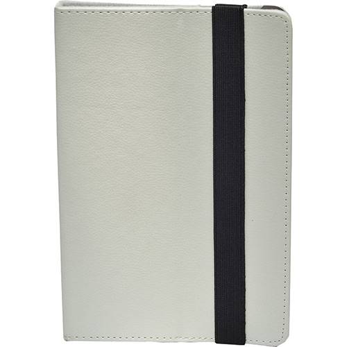 Capa para Tablets de 7" Modelo Velcro Carteira Branco - Wi