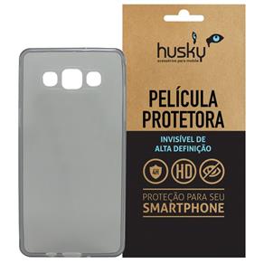Capa + Película Galaxy A5 / Duos Silicone TPU Premium - Husky - Fumê