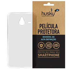 Capa + Película Lumia 640 XL / Dual Silicone TPU Premium - Husky - Transparente