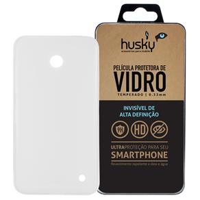 Capa + Película Vidro Lumia 630 / 635 / Dual Silicone TPU Premium - Husky - Transparente