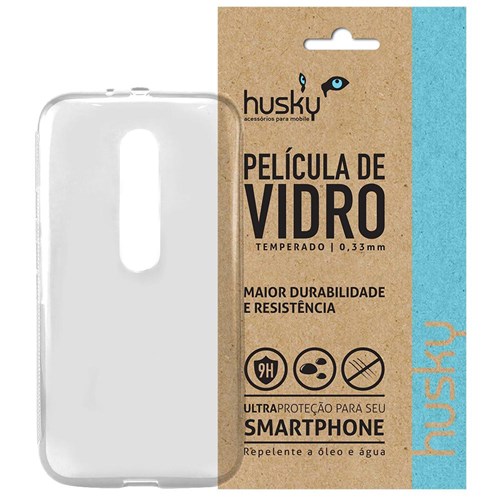 Capa Película Vidro Moto G (3ª Geração) / Dual / Tv Silicone Tpu Premium - Husky - Transparente