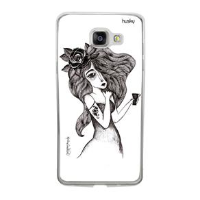 Capa Personalizada para Galaxy A5 2016 - Menina Rosa Cabelo - Husky